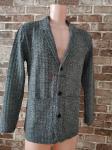Вязаный пиджак  с карманами.