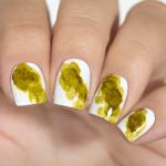 Акварельные капли для дизайна на гель-лаке, яркое золото, 3,5 мл