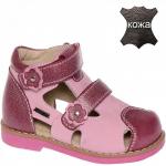 11534-9 роз Сандалии для девочек (23-28)/12