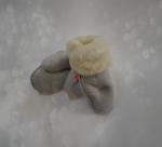 Варежки детские из овчины.