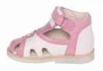 11525-9 роз/бел Сандалии для девочек (23-28)/12
