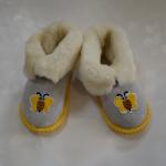 Чуни из дубленой овчины на мягкой подошве