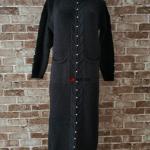 Удлиненное платье с карманами