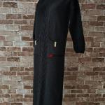 Удлиненное платье с карманами