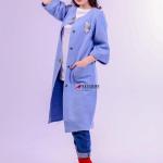 Стильно демисезонное женское пальто из Итальянской шерсти, рукав 3/4