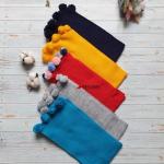 Детский шарф с бубонами и без (на выбор)