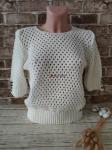 Женская кофта с узором соты