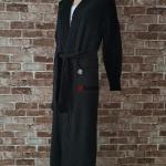 Длинный кардиган на поясе