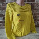 Женская кофта геометрическим рисунком