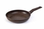 Сковорода с антип покр "коричн мрам крош"  и ручкой soft-touch, 28см
