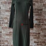 Трикотажное платье «Лапша»