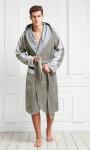 Халат мужской Sova & Javoronok Sport, махровый, стоун