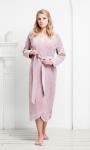 Халат женский Funny Bunny Elegant, велюр, роза