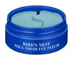 Bird's Nest Aqua Fresh Патчи для области вокруг глаз гидрогелевые экстракт гнезда ласточки, 60 шт