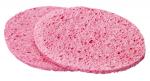 Губка целлюлозная для умывания розовая, 2 шт.