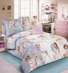 Комплект постельного белья Поплин / Деффчонки