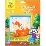 Аппликация из пуговиц Мульти-Пульти "Лисичка", европодвес, BC_29586