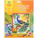 Аппликация из пуговиц Мульти-Пульти "Павлин", европодвес, BC_29590