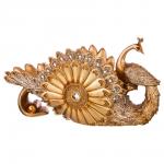 146-1386 ПОДСТАВКА ПОД БУТЫЛКУ ПАВЛИН 34,5*14*18 СМ. (КОР=6ШТ.)