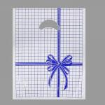 Пакет  (22х30) Клетка синяя мини