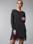 Платье -туника цвет темно-серый (П-242-1)