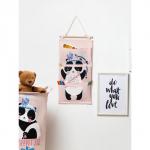 Кармашек текстильный Этель "Wake up", 3 отделения, 26х50 см, водонепроницаемый