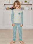 Пижама фуфайка (лонгслив), брюки д/мал