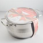 Кастрюля ?16 см, 2,2 л BE-312/2 со стеклянной крышкой