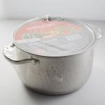 Кастрюля ?22 см, 5,2 л BE-310/2 со стеклянной крышкой