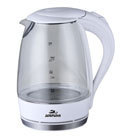 Чайник эл Добрыня DO-1230 w (1,7л) 2200Вт стекло,белый