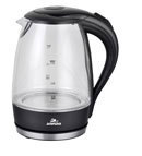Чайник эл Добрыня DO-1230 b (1,7л) 2200Вт стекло, черный