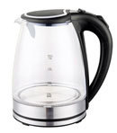 Чайник эл Добрыня DO-1239 (1.8л) 1800Вт стекло черный