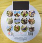 Календарь круглый на магните. Год быка