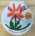 Календарь круглый на магните. Полезный завтрак