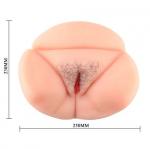 *Вагина-полуторс полной женщины с вибрацией (2 виброяйца) TPR,BM-009112