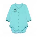 Боди длинный рукав с принтом