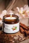 Аромасвеча с афродизиаками "Пряная корица и ваниль"
