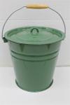 Ведро 12л с/кр зеленый рябчик (Н/К)