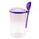 Банка 0,7л с ложкой Лаванда