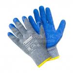 Перчатки х/б с полиэстером, текстурир.латекс.покрытие L (р.9) PSV027P (пара, цена за пару) Fiberon