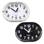 LADECOR CHRONO Будильник электронный, 13х10х4см, овальный, пластик, 1хАА, 2 цвета, арт.0019