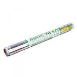 GRIFON Фольга алюминиевая 29 см х 10 м, стандартная 9 мкм, в пленке, 500-010