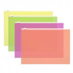 ZIP-пакет пластиковый ErichKrause® Fizzy Neon, B5, ассорти (в пакете по 12 шт.)