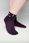 Носки (цвет темно-фиолетовый)