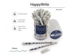 Ручка HappyWrite. Яркие совы шариковая 0,5 мм, синяя