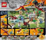 Kонструктор 82025 Animal Park "оборона поста в джунглях" 4 шт в упаковке