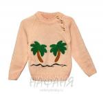 Вязанный джемпер  с апликацией