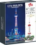 Kонструктор LZ 8006 архитектура "Телебашня Восточная Жемчужина" 1747 деталей