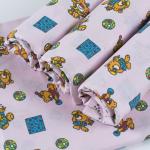 Набор детских пеленок бязь набивная 4 шт/80