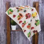 Набор вафельных полотенец 3 шт 5367/1 Фрукты